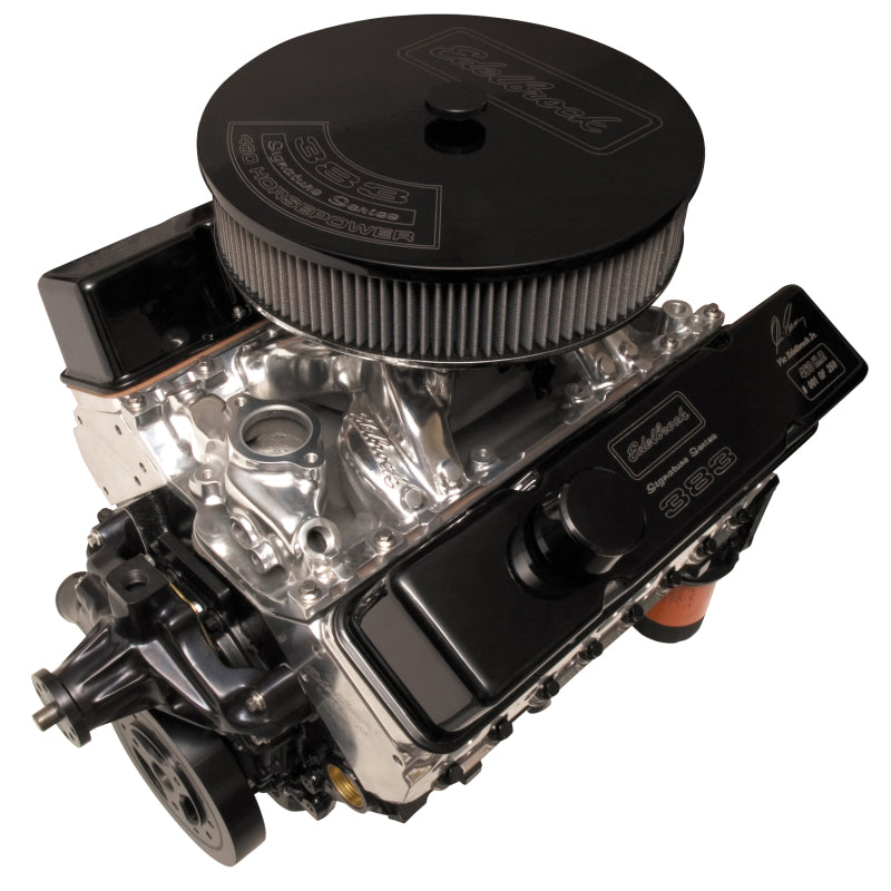 Edelbrock Crate Engine Vic Edelbrock Signature Series 383 CI 460 Hp 46213 46213 Photo - out of package