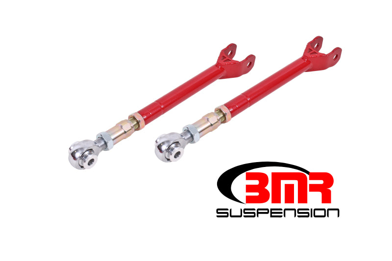 BMR 08-17 Challenger Lower Trailing Arms w/ On-Car Adj. Rod Ends - Red LTA112R LTA112R Photo - Primary