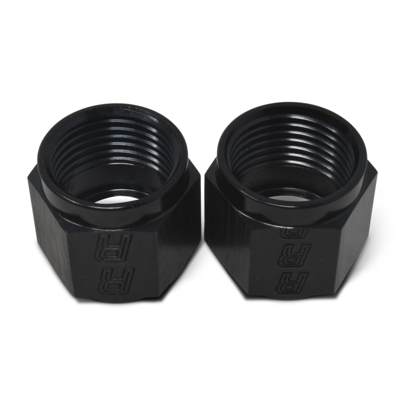Russell -4 AN Tube Nut Adapters (Black Finish) 660563 Photo - out of package