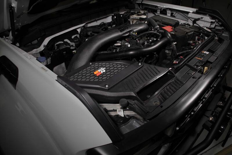 K&N Engineering K&N 2023 Ford Bronco Raptor V6 3.0L F/I 63 Series Aircharger Performance Air Intake System 63-2625 63-2625 Photo - Mounted