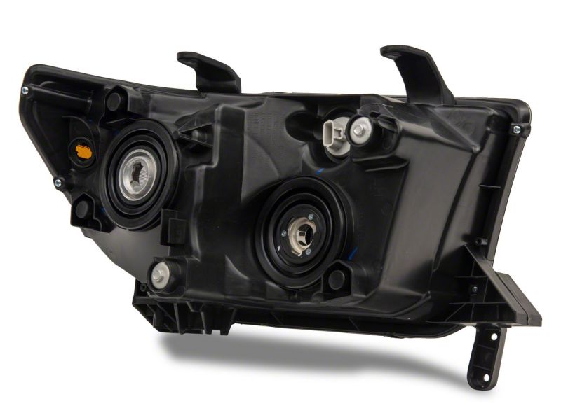 Raxiom 07-13 Toyota Tundra Axial Series Headlights w/ SEQL LED Bar- Blk Housing (Clear Lens) TU16005 TU16005 Photo - Close Up