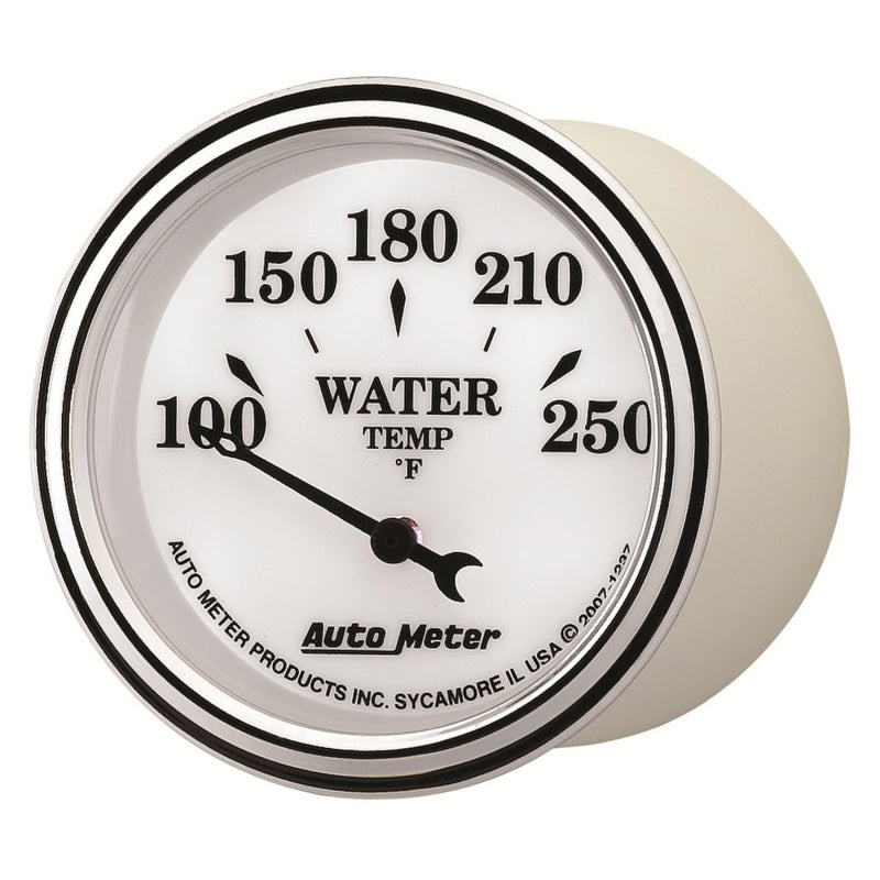 Autometer 2-1/16" Water Temperature, 100-250 °F, Air-Core, Old-Tyme White II 1237 User 2