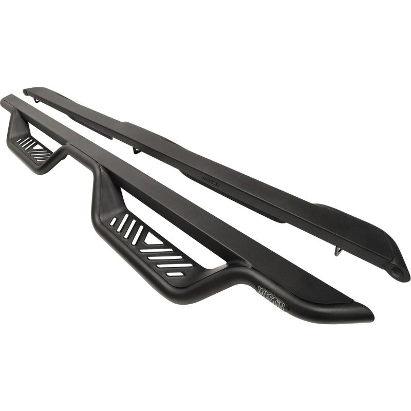 Westin 99-13 Chevrolet Silverado 1500 (Ext. Cab) Outlaw Drop Nerf Step Bars - Textured Black 20-11685 20-11685 Photo - out of package