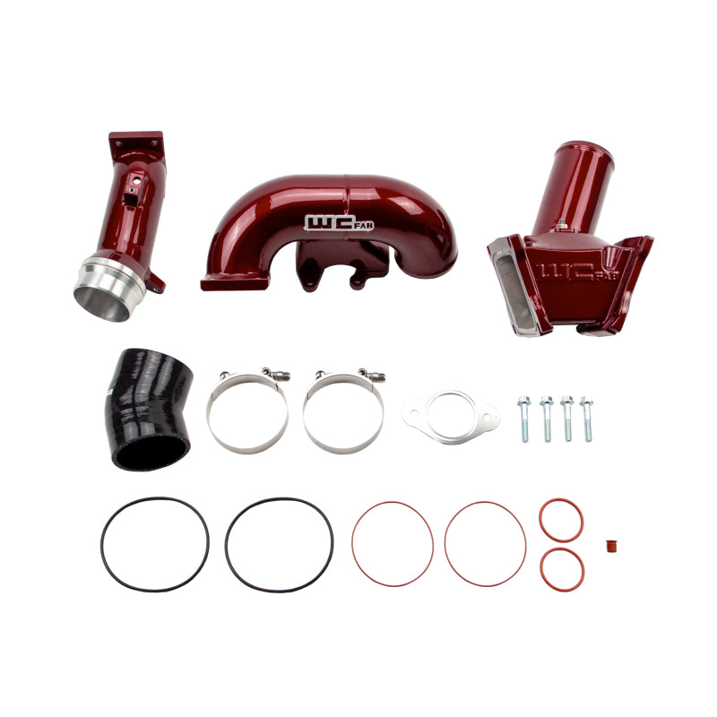 Wehrli 06-07 Chevrolet Duramax LBZ 3in. Y-Bridge Kit - WCFab Red WCF100163-RED WCF100163-RED Photo - Primary