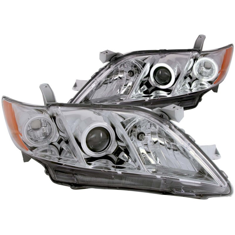 Anzo 2007-2009 Toyota Camry Projector Headlights w/ Halo Chrome 121180 Photo - Primary