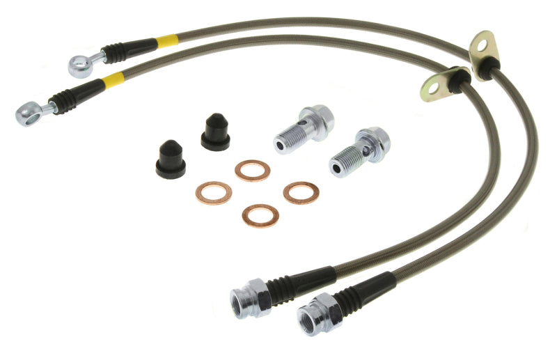 StopTech 00-04 Ferrari F360/04-05 F360 Stradale/96-02 Maranello Front Stainless Steel Brake Line Kit 950.03003 950.03003 Photo - Primary