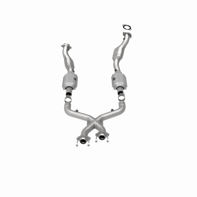 MagnaFlow Ford Mustang HM Grade Federal / EPA Compliant Direct-Fit Catalytic Converter 93671 360 Degree Image Set