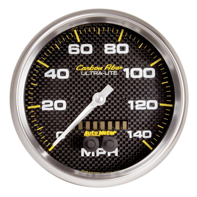 Autometer Gauge, Speedometer, 5", 140Mph, Gps, Carbon Fiber 4881 Photo - Primary