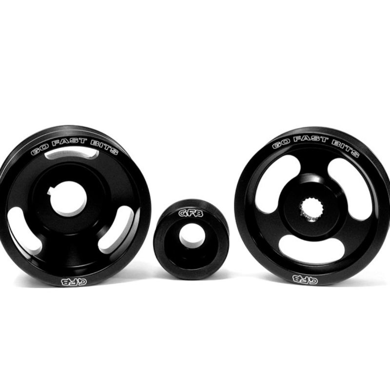 Go Fast Bits 04-10 WRX/STI 3 Piece Under-Drive Pulley Kit w/ Belts 2010 Photo - in package