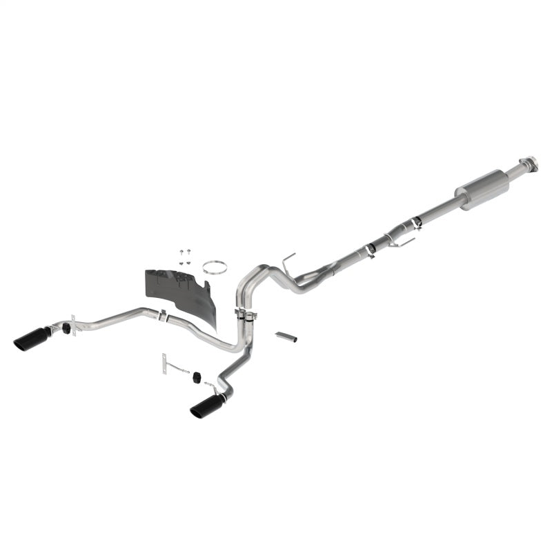 Ford Racing 21-24 F-150 Extreme Rear Exit Exhaust - Black Tips M-5200-FEBR M-5200-FEBR Photo - Primary