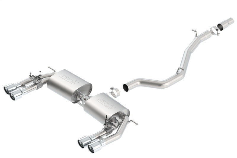 Borla 13-15 Audi S3 S-Type Dual Round Rolled Catback Exhaust 140631 140631 Photo - Primary