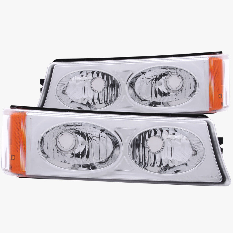 Anzo 2003-2006 Chevrolet Silverado 1500 Euro Parking Lights Crystal 511035 Photo - Primary