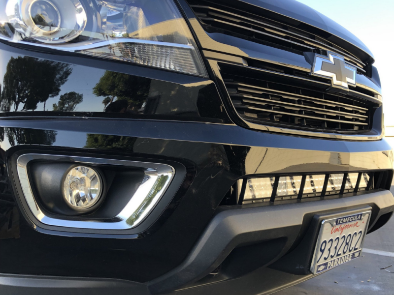 Cali Raised LED Cali Raised 2014-2022 Chevy Colorado 32In Lower Bumper Hidden Led Light Bar Brackets Kit -Spot Beam CR2714 CR2714 Photo - Primary