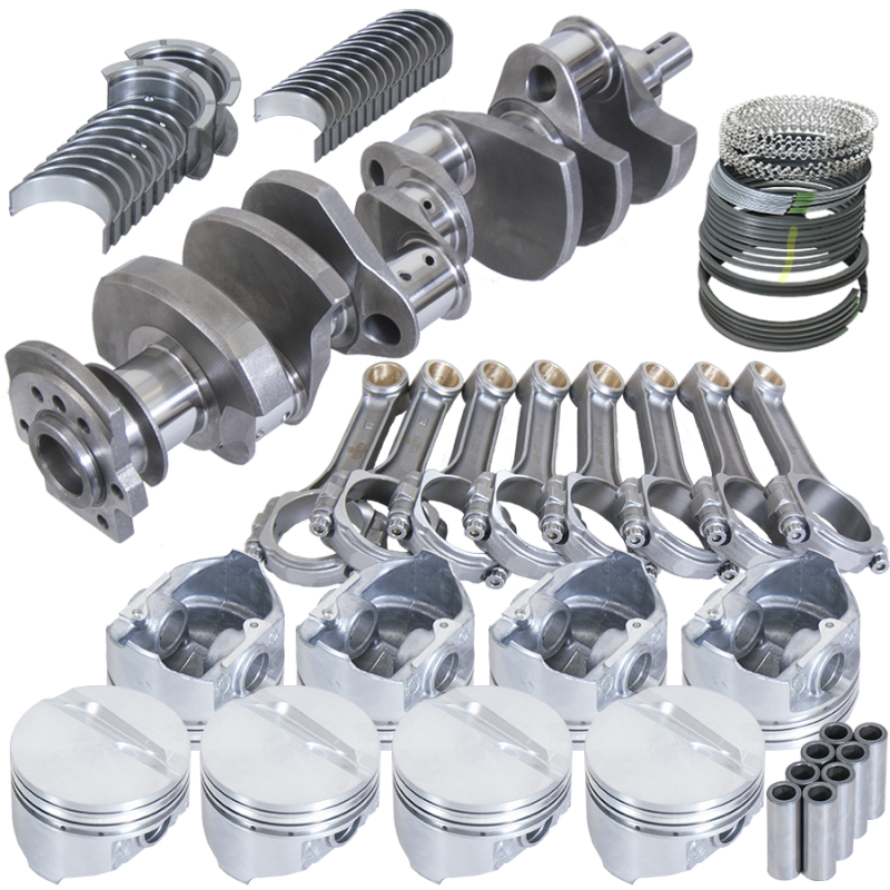 Eagle Chevy 350 1 Pc Rear Seal 4.03in Bore 3.75in Stroke + 0.030in Rotating Assembly Kit 5140 Steel 13055L030 13055L030 Photo - Primary