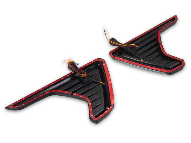 Raxiom 18-23 Jeep Wrangler JL LED Fender Vent Lighting w/ DRL and Turn Signal J177414 J177414 Photo - Close Up