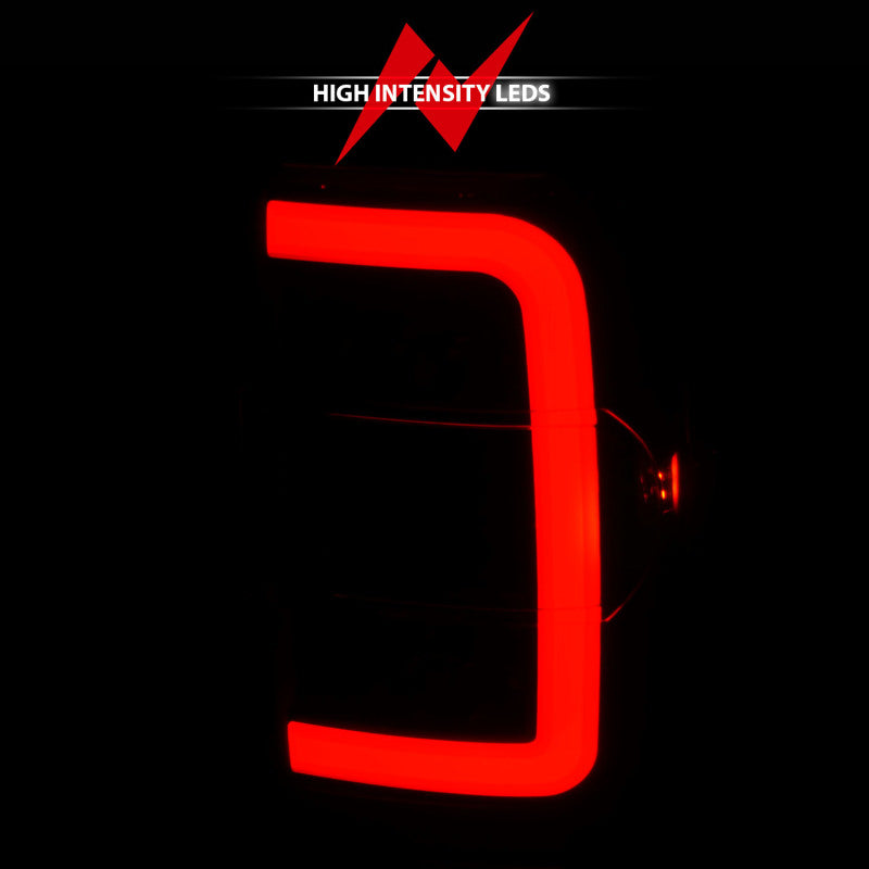 ANZO 2001-2011 Ford Ranger LED Tail Lights w/ Light Bar Black Housing Clear Lens 311390 311390 Photo - Unmounted