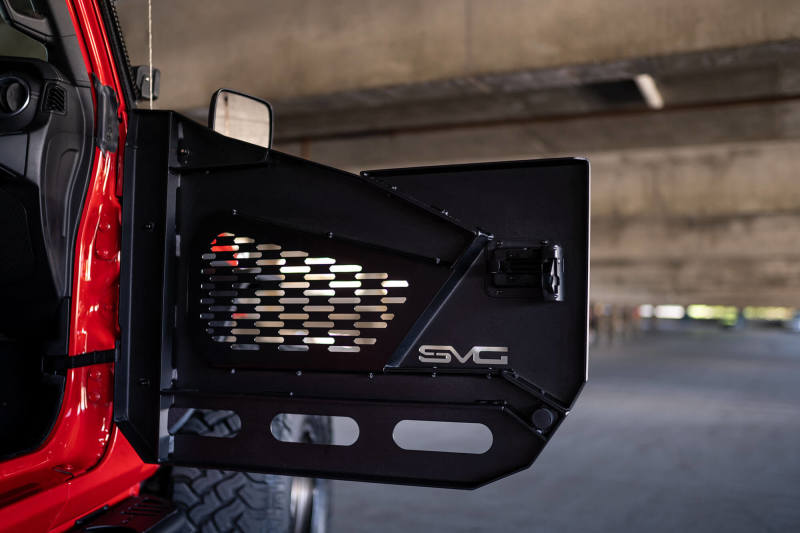 DV8 Offroad 18-22 Jeep Wrangler JL/JT Spec Series Half Doors - Front Set HDJL-02F HDJL-02F Photo - Unmounted