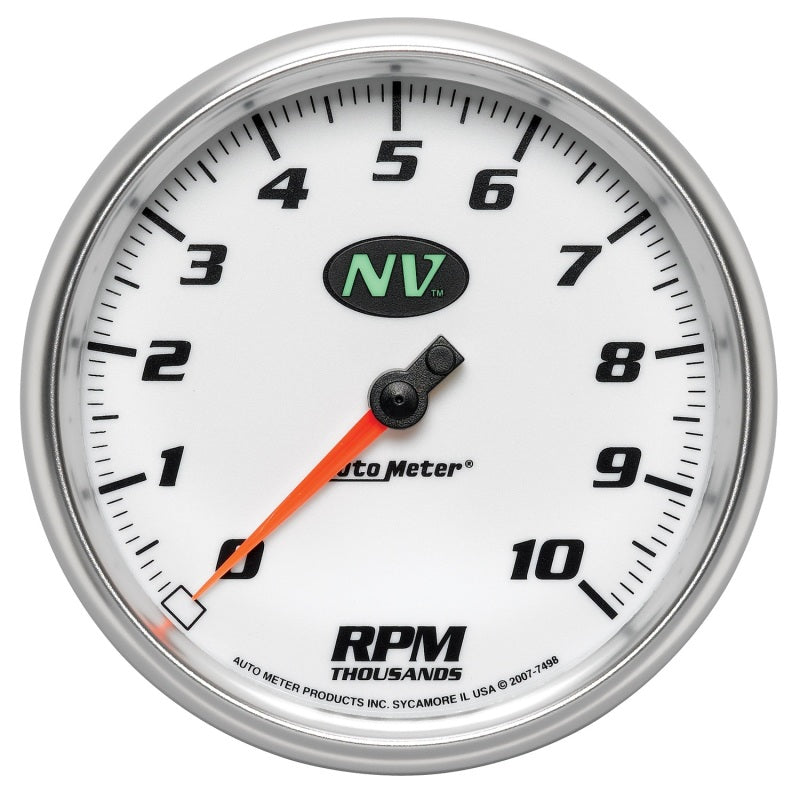 AutoMeter Gauge Tachometer 5in. 10K RPM In-Dash NV 7498 7498 Photo - Primary