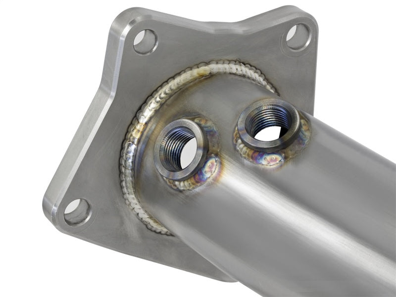 aFe POWER 48-34126-HC Twisted Steel Down-Pipe; Street Series 48-34126-HC Photo - Unmounted