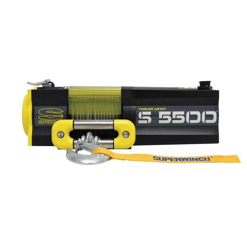 Superwinch 5500 LBS 12 VDC 7/32in x 60ft Steel Rope S5500 Winch 1455200 1455200 Photo - Close Up