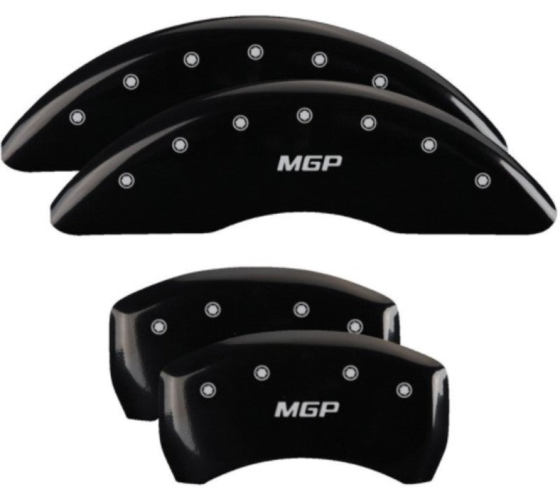 MGP 4 Caliper Covers Engraved Front & Rear MGP Black Finish Silver Char 2018 Volkswagen Atlas 11220SMGPBK 11220SMGPBK User 1