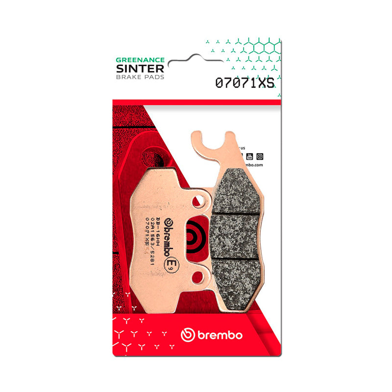 Brembo OE 08-14 Benelli Caffenero Right 250cc Sinter Brake Pad - Front 07071XS 07071XS User 1