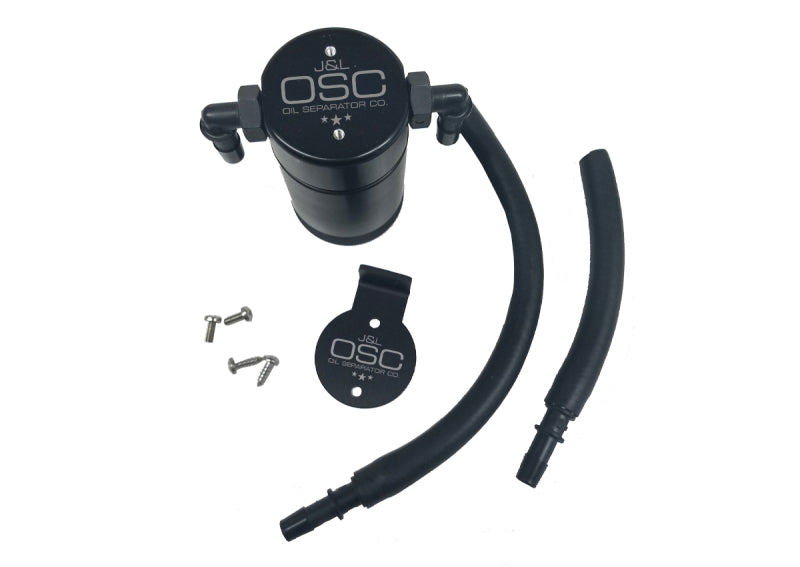 J&L 99-04 Ford Lightning Passenger Side Oil Separator 3.0 - Black Anodized 3027P-B 3027P-B Photo - Primary