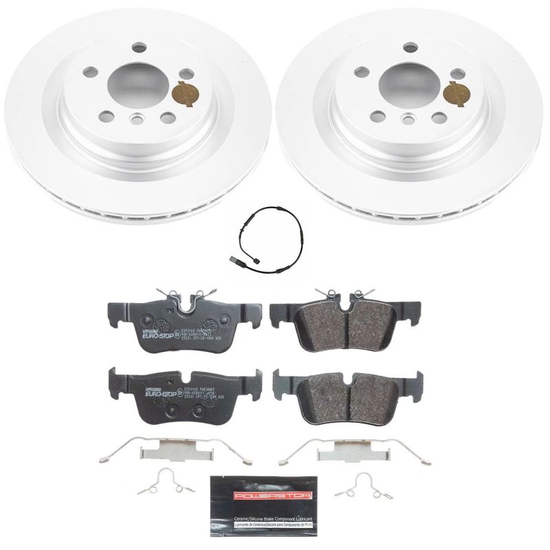 Power Stop 16-20 BMW X1 Rear Euro-Stop Brake Kit ESK7899 ESK7899 Photo - Primary