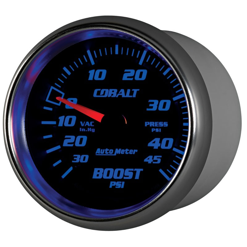 AutoMeter Gauge Vac/Boost 2-5/8in. 30Inhg-45PSI Mechanical Cobalt 7908 7908 User 3