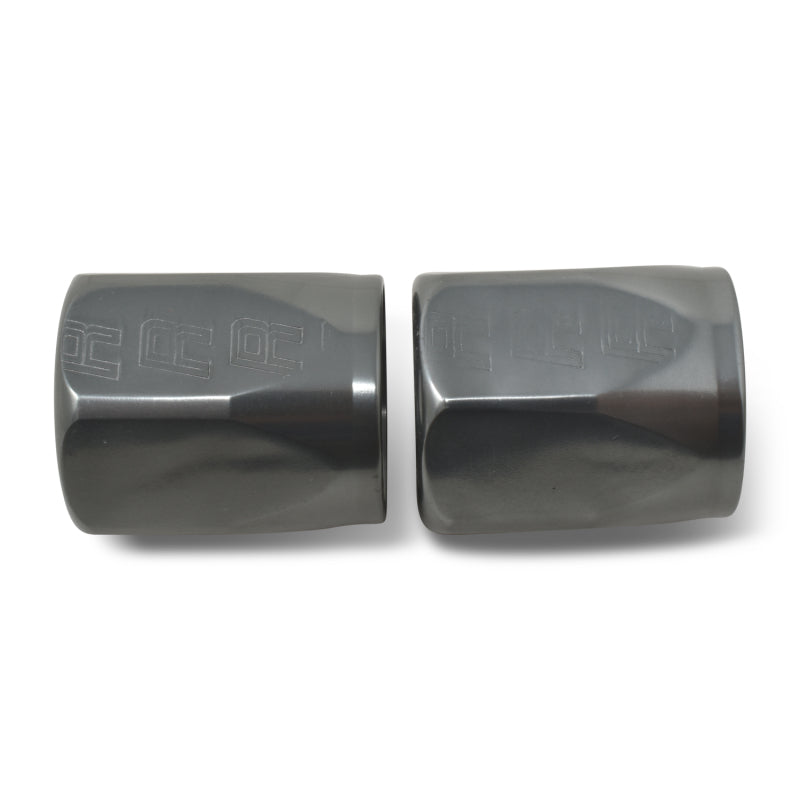 Russell Hose End Socket -8 AN Polished & Gray Anodized (2 Pack) 615531 615531 Photo - Primary