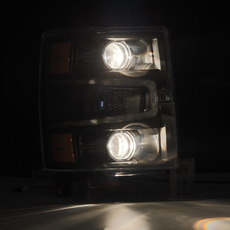 AlphaRex 14-15 Chevy 1500 PRO-Series Projector Headlights Black w/ Sequential Signal & DRL 880245 880245 User 3