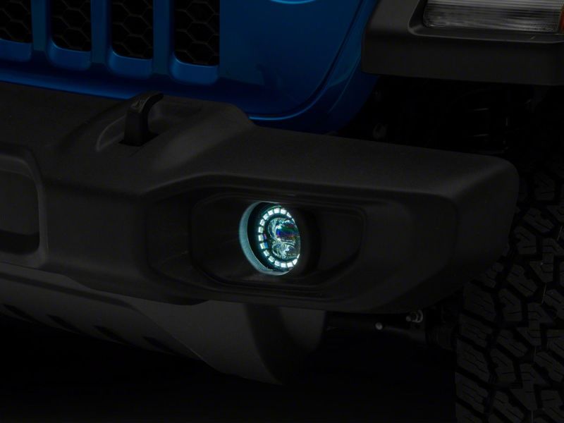 Raxiom 18-23 Jeep Wrangler JL Sport 20-23 Jeep Gladiator JT Sport Axial Nighthawk LED Fog Lights J141598 J141598 Photo - Close Up