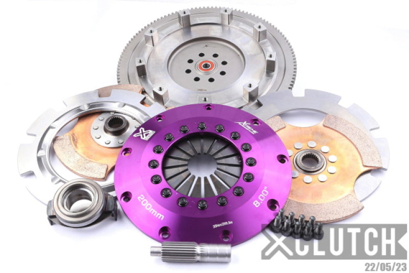 XCLUTCH 15-17 Subaru WRX Base 2.0L 8in Twin Solid Ceramic Clutch Kit XKSU20522-2E XKSU20522-2E Photo - Primary
