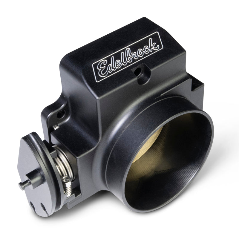 Edelbrock EFI Throttle Body Pro-Flo XT 90mm Black Mat Anodized Finish 39703 39703 Photo - out of package