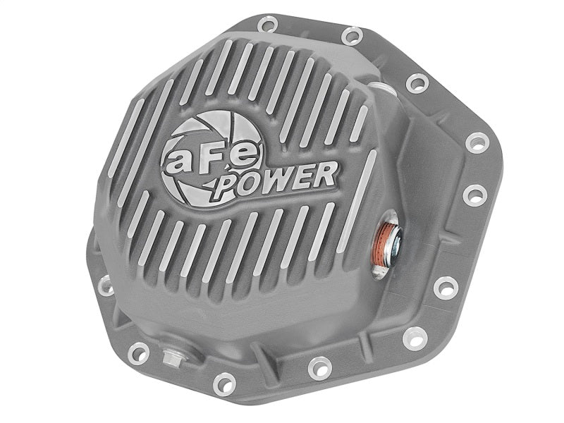 aFe Street Series Rear Differential Cover Raw w/ Machined Fins 46-70350 Photo - Primary