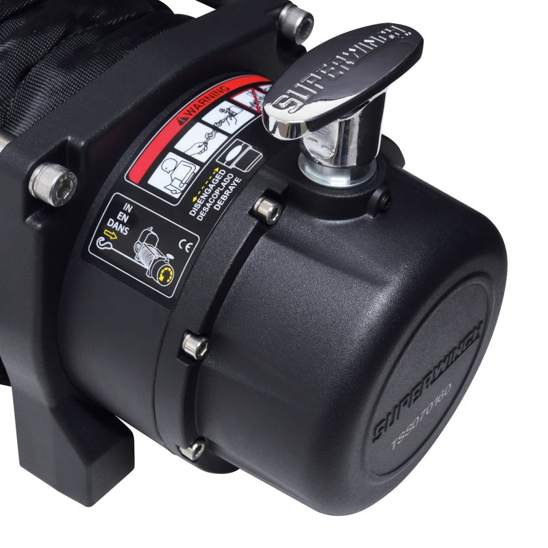 Superwinch 11500 LBS 12 VDC 3/8in x 80ft Synthetic Rope Tiger Shark 11500 Winch 1511201 1511201 Photo - Unmounted