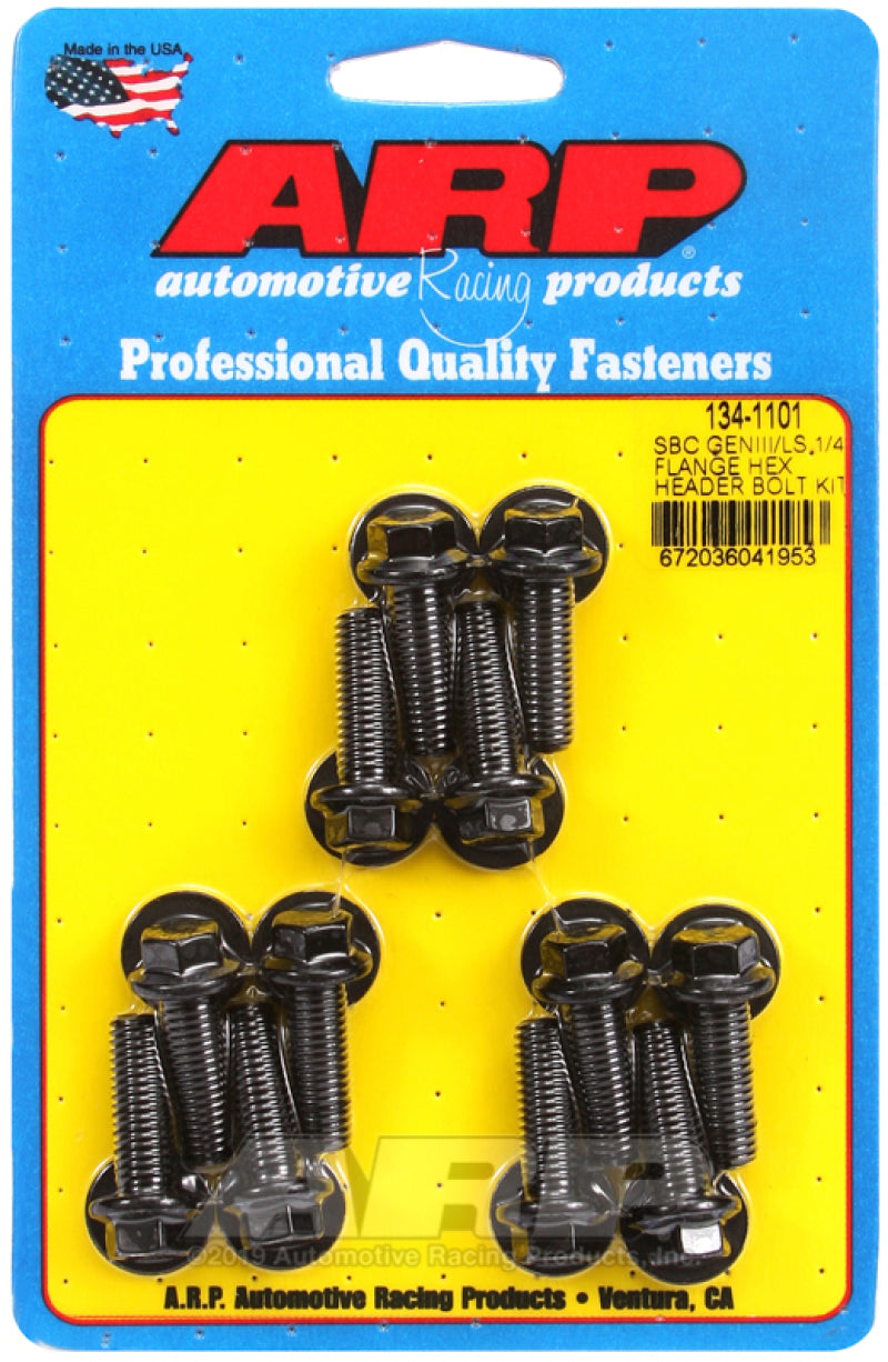 ARP SBC/GENIII LS 1/4 Flange hex Header Bolt Kit 134-1101 User 1