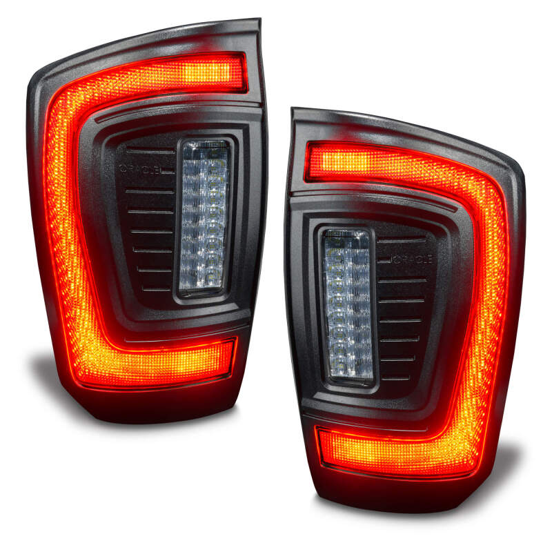 ORACLE Lighting 16-23 Gen 3 Toyota Tacoma Black Series Flush Style LED Tail Lights 5911-504-T 5911-504-T Photo - out of package