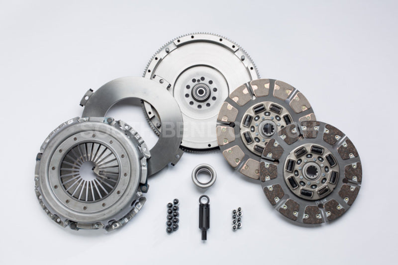 South Bend Clutch 99-03 Ford 7.3 Powerstroke ZF-6 Street Dual Disc Clutch Kit SFDD3250-6 Photo - Primary