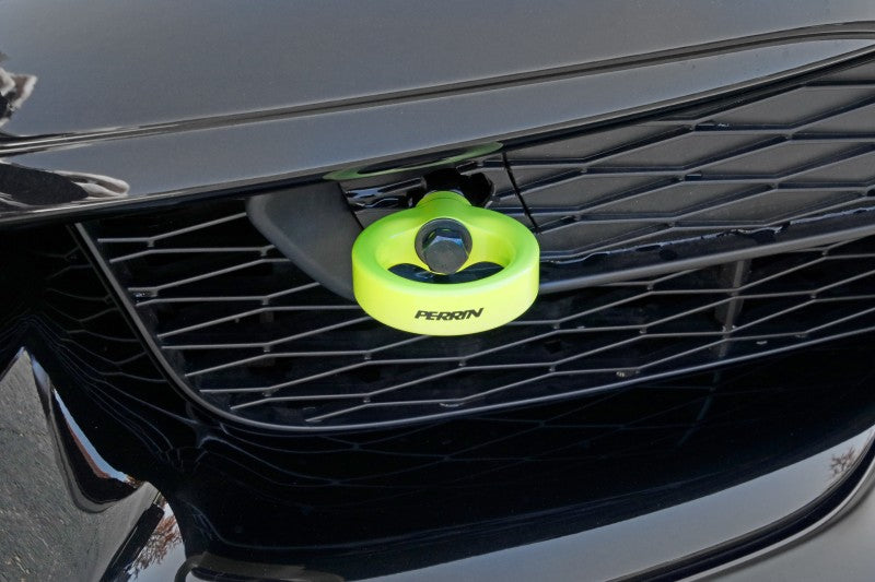 Perrin 2020 Toyota Supra Tow Hook Kit (Front) - Neon Yellow PTP-BDY-230NY PTP-BDY-230NY Photo - Primary