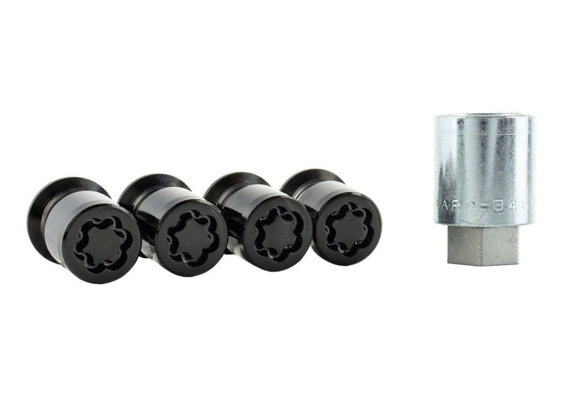 Ford Racing M12 x 1.5 Black Security Lug Nut Kit - Set of 4 M-1A043-B M-1A043-B Photo - Primary