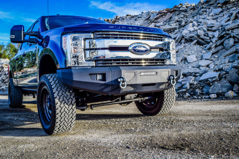 DV8 Offroad 2017+ Ford F-250/F-350/F-450 Front Bumper FBFF2-03 FBFF2-03 Photo - Mounted