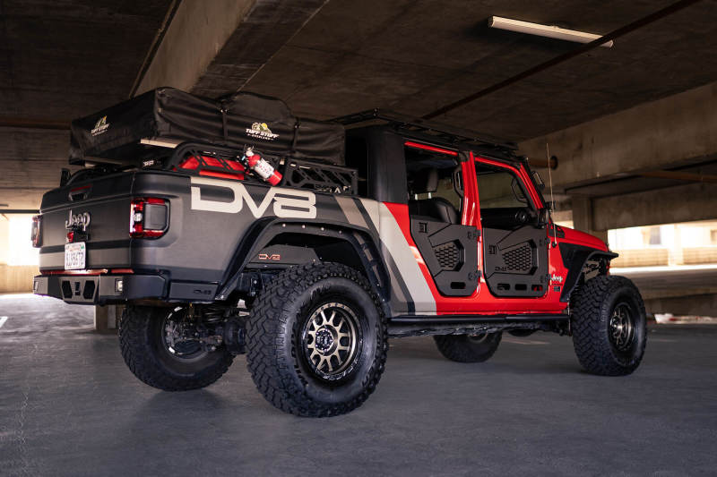 DV8 Offroad 18-22 Jeep Wrangler JL/JT Spec Series Half Doors - Rear Set HDJL-02R HDJL-02R Photo - Unmounted
