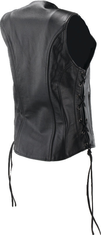 Kuryakyn Leather By River Road Sapphire Leather Vest Black Womens - Small 094444 094444 User 1