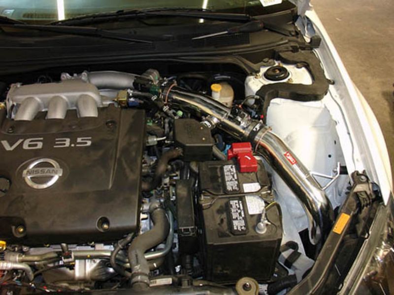Injen Polished Cold Air Intake 04-07 Maxima V6 3.5L SP1946P Photo - Mounted