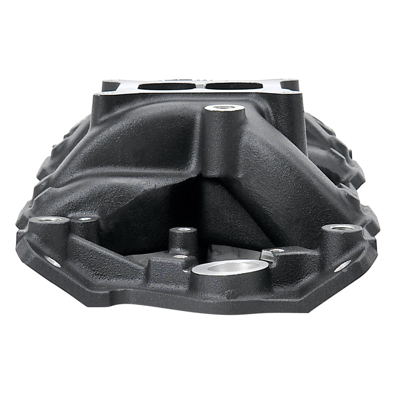 Edelbrock Intake Manifold, RPM Air-Gap, Small-Block Chevy 262-400, Black 75013 Photo - out of package