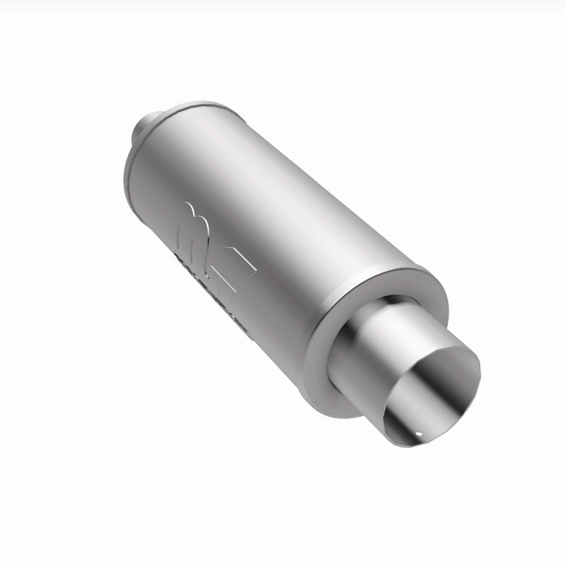 MagnaFlow 6" Round Center/Center Performance Muffler With Tip 14822 360 Degree Image Set
