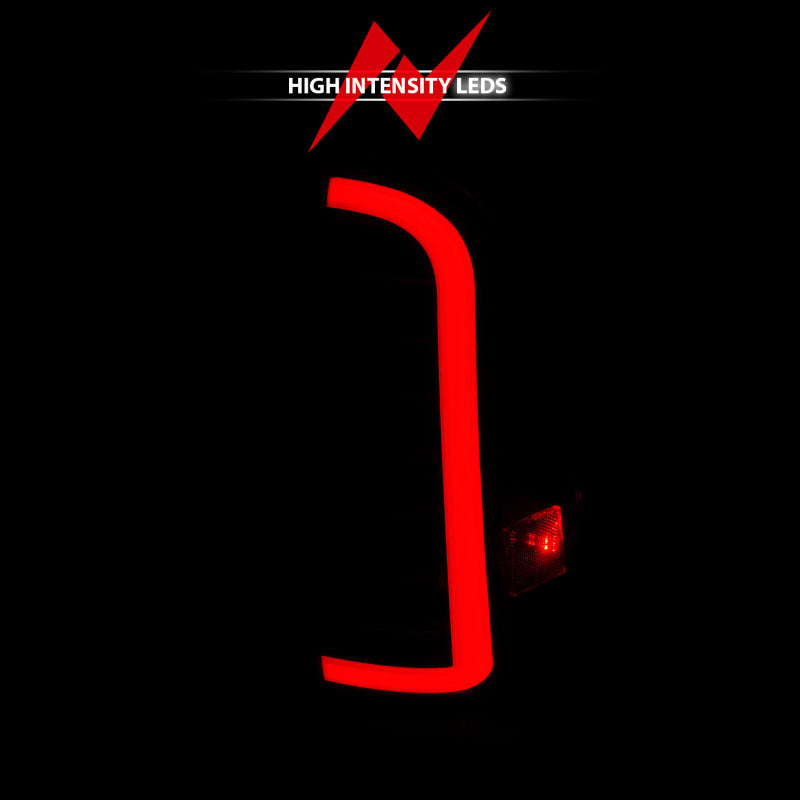 ANZO 05-15 Toyota Tacoma Full LED Tail Lights w/Light Bar Sequential Black Housing Clear Lens 311427 311427 Photo - Unmounted