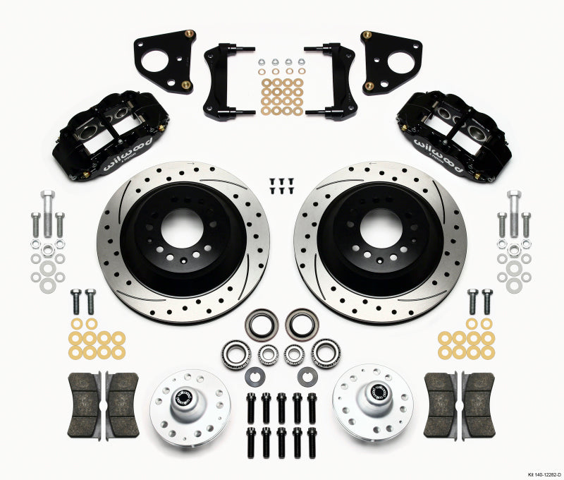 Wilwood FNSL6R Front Hub & 1PC Rtr Kit,12.88",Dril 62-72 CDP B & E Body-Drum 140-12282-D Photo - Primary