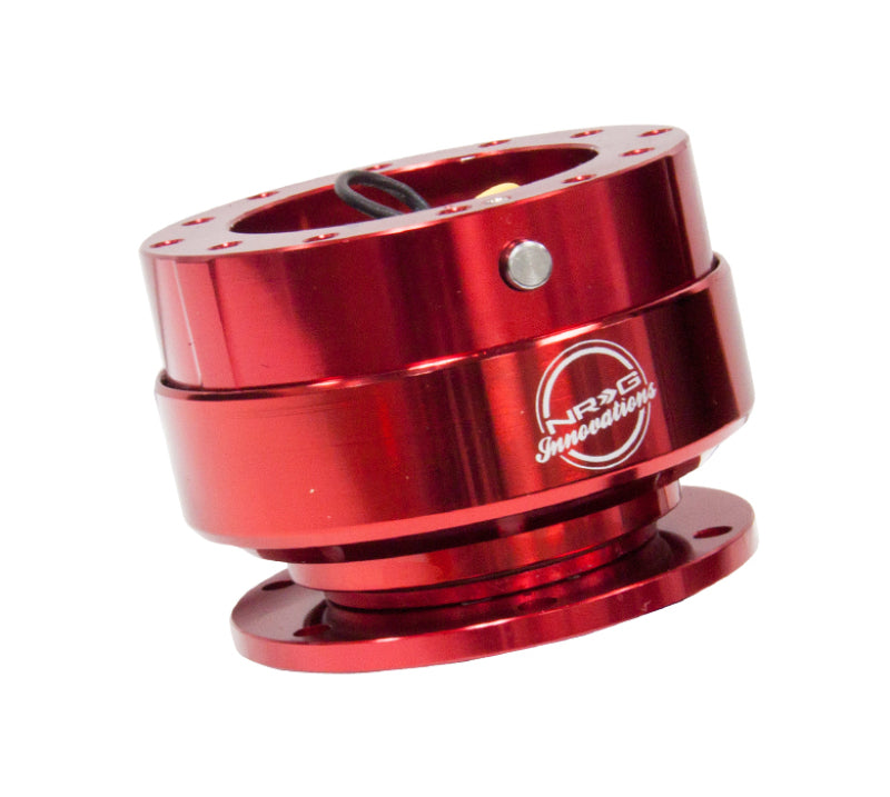 NRG 2.0 Quick Release Red Body Titanium Chrome Ring SRK-200RD Photo - Primary